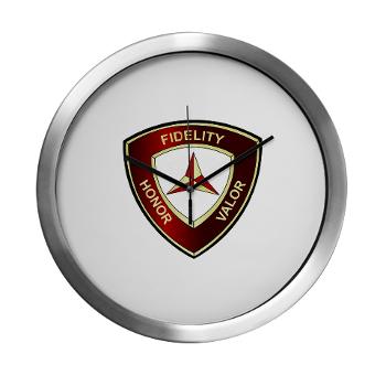 HB3MD - A01 - 01 - Headquarters Bn - 3rd MARDIV - Modern Wall Clock - Click Image to Close